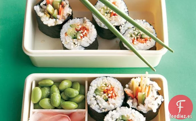 Rollos de Sushi Vegetariano