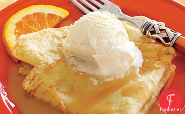 Crepes de Caramelo Anaranjado