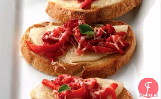 Crostini de Pimiento Rojo Asado