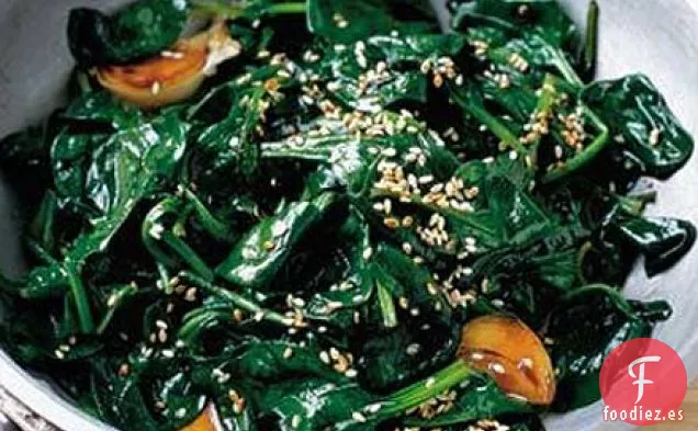 Espinacas de soja rápidas