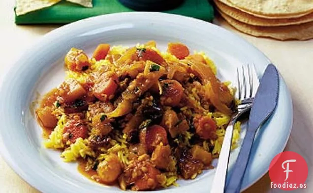 Curry de lentejas peasy fácil
