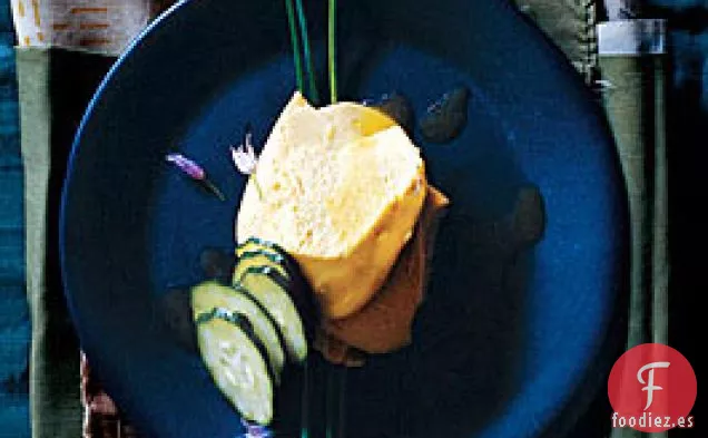 Mousse de Erizo de Mar con Vinagreta de Jengibre