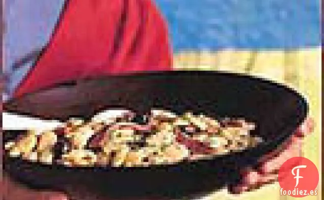 Ensalada de Frijoles Blancos y Pimiento Rojo con Aderezo de Piñones