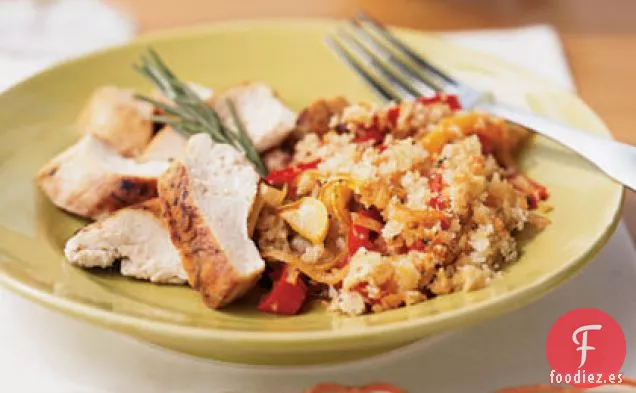 Pollo Marinado Cocido Bajo un Ladrillo