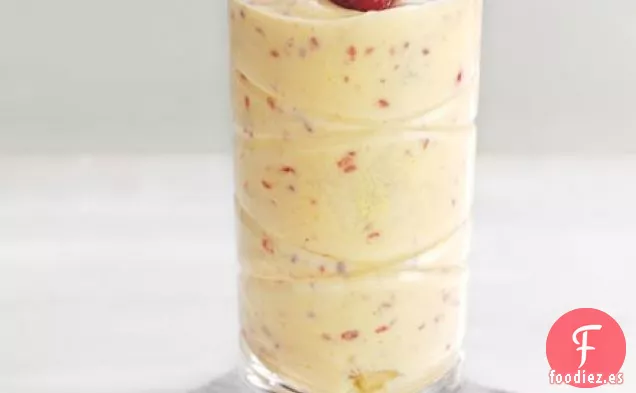Peach Melba batido