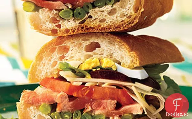 Pan Bagnat (Sándwiches de Ensalada Niçoise)