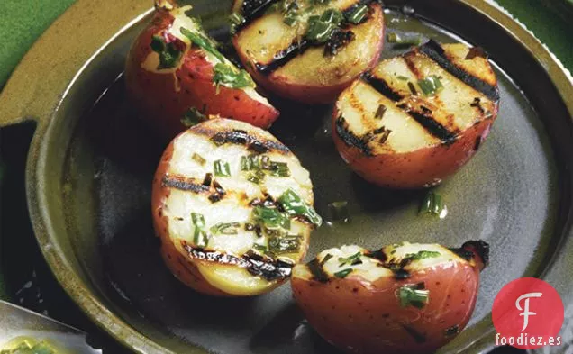 Patatas de Cebollino a la Parrilla