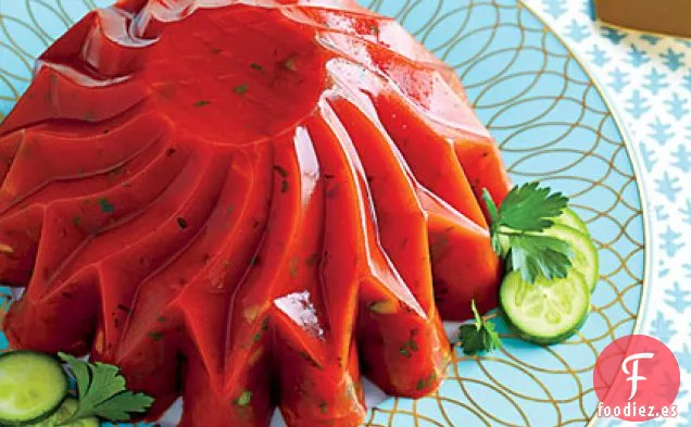Aspic de Pepino y Tomate