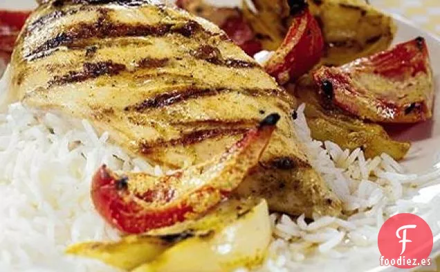 Pollo con especias y lima