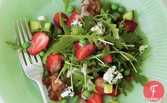 Ensalada de Fresas de Jardín de Primavera