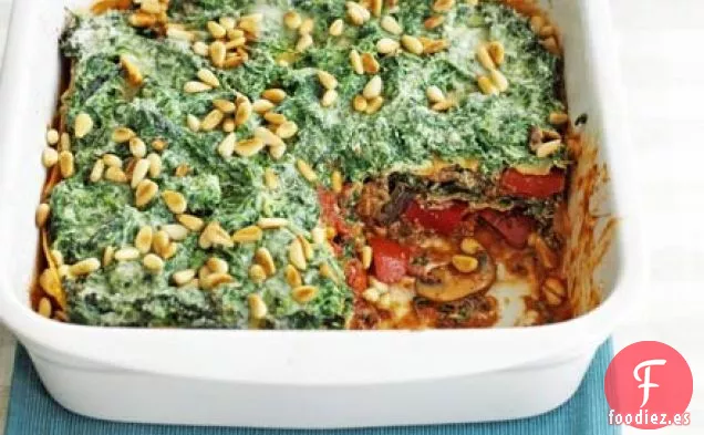 Lasaña de cinco verduras