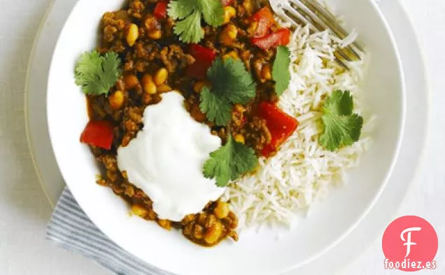 Guindilla de frijoles mexicanos