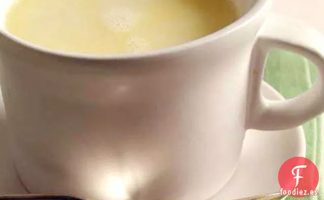 Chocolate Blanco Caliente con Jengibre