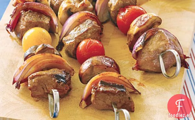 Pinchos de Ternera con Glaseado de Naranja