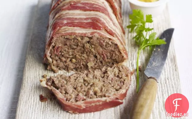 Pastel de carne de ternera y tocino