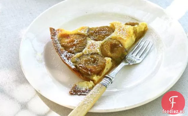 Tarta de vainilla y verdura