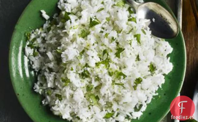 Arroz de coco y lima