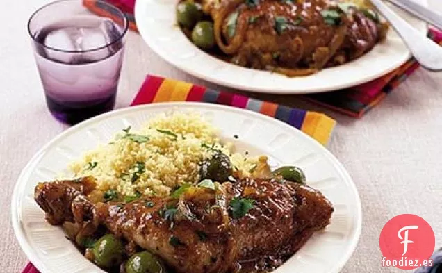 Pollo al estilo marroquí