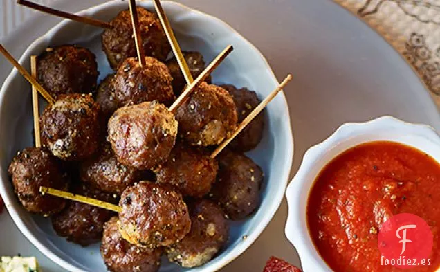 Albóndigas de ternera y mozzarella