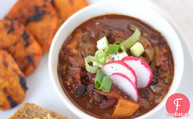 Receta de Chile de Batata Vegetariana