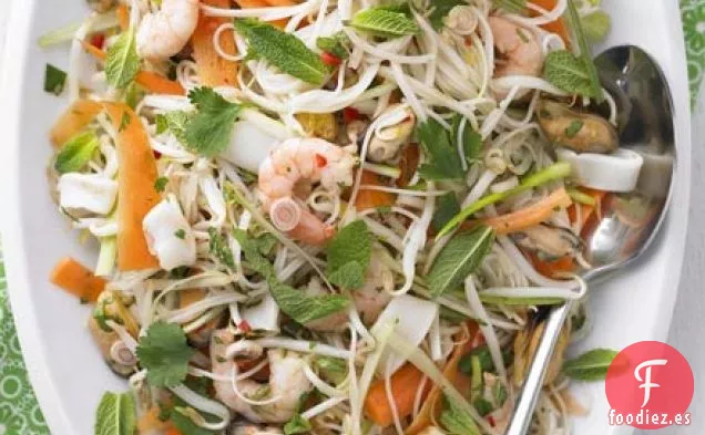 Ensalada vietnamita de mariscos
