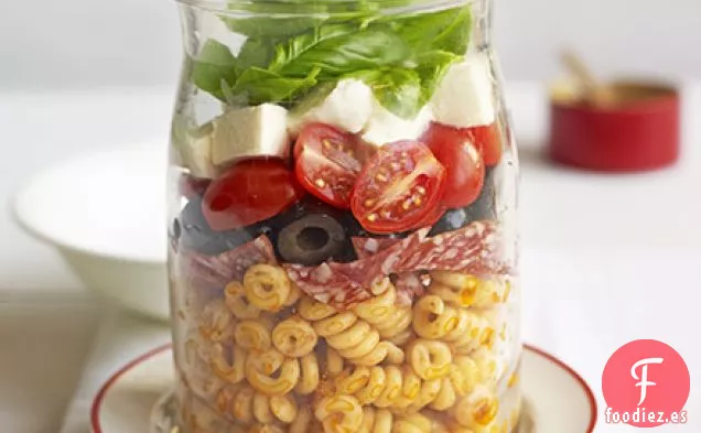 Ensalada de pasta para pizza