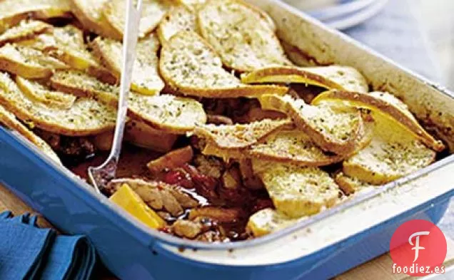 Pastel italiano de pollo y mantequilla