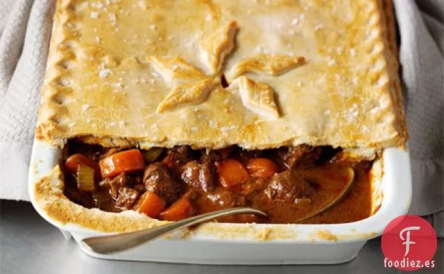 Gran ternera en pastel de vino tinto