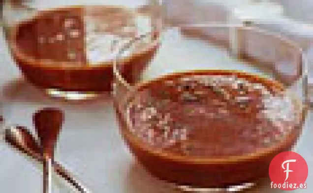 Sopa de Tomate Asado y Pimiento Rojo con Menta Fría