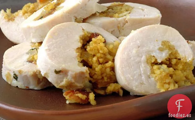 Pollo Relleno de Cuscús al Curry