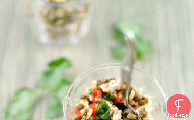 Ensalada De Lentejas Y Arroz Integral