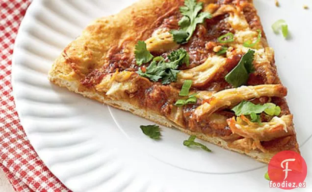 Pizza de Pollo Tailandés