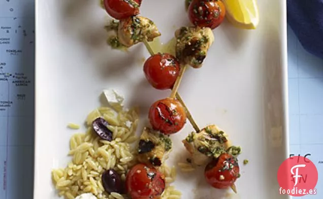 Brochetas de Estilo Griego