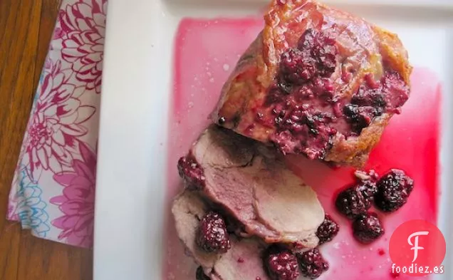 Lomo de Cerdo con Salsa de Moras (Lomo de Cerdo con Salsa de Moras)