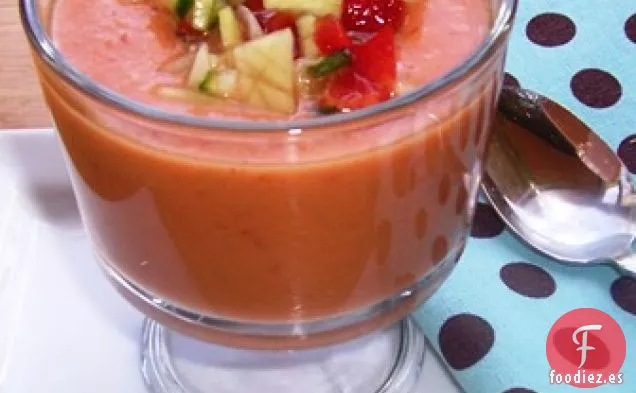 Sopa de Gazpacho (Sopa Española Fría)