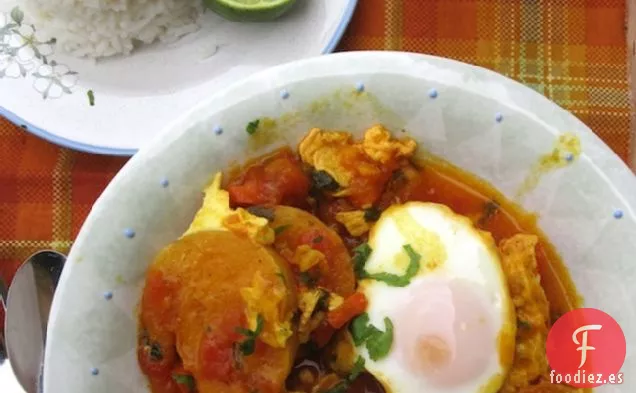 Sudado o Sudao de Huevo (Guiso de Huevo al Estilo Colombiano)