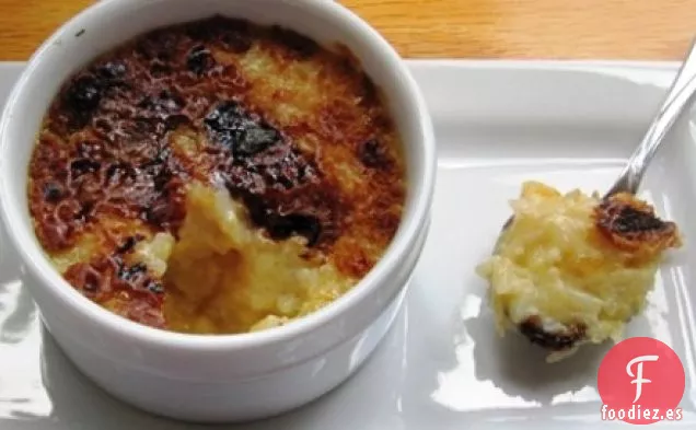 Brulee de Arroz con Leche de Coco