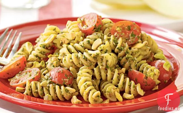 Fusilli con Pesto de Pistacho