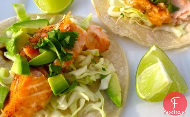 Tacos de Salmón Simples