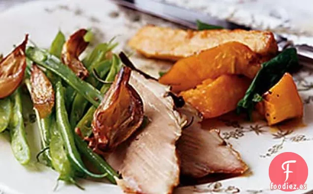 Jamón Fresco con Clavos y Piña a la Parrilla