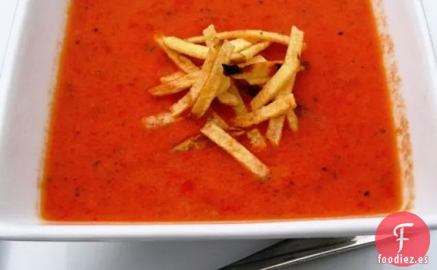 Sopa de Tomate y Pimentón (Sopa de Tomate y Pimentón)
