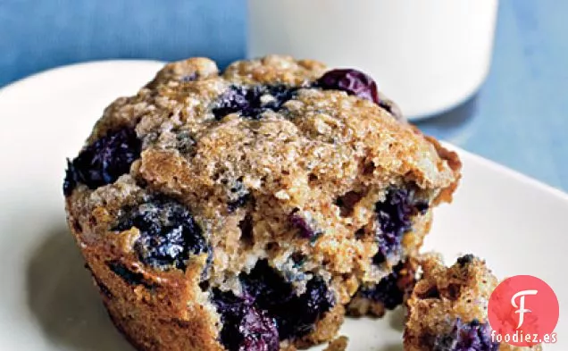 Magdalenas de Avena con Arándanos