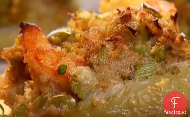 Mirlitón Relleno de Camarones