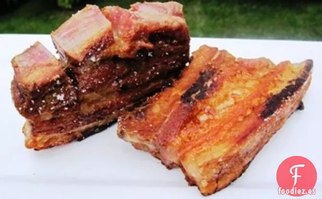 Chicharrón Colombiano con Panceta de Cerdo Frita al Estilo Colombiano