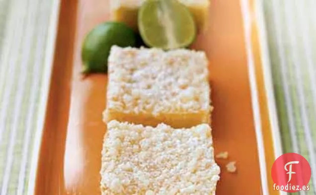 Cuadrados de Lima con Tapa de Streusel