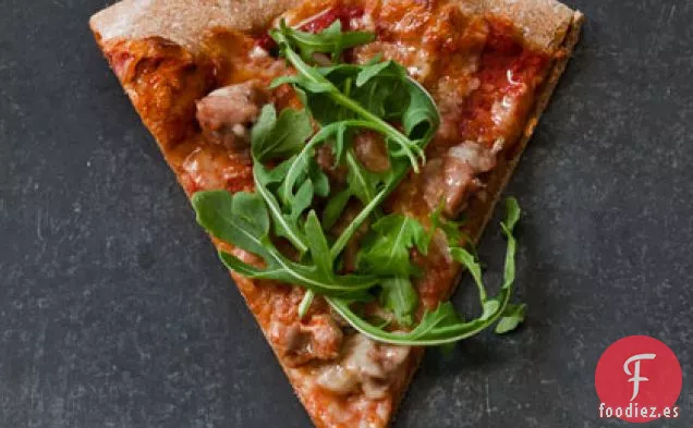 Pizza de Salchicha de Pavo Picante (El Pastel De Encendido)