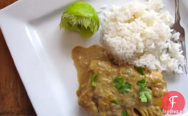 Bacalao con Salsa de Coco y Choclo (Bacalao con Salsa de Coco y Maíz)