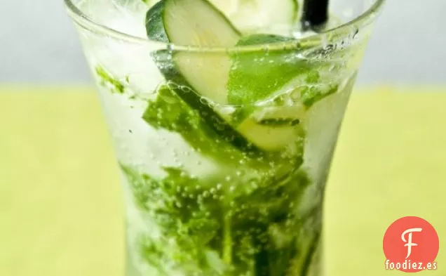 Menta, Albahaca, Pepino y Zumo de Lima