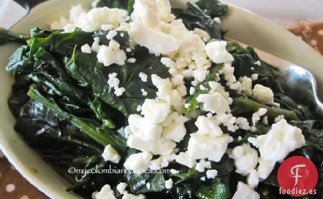 Espinacas Guisadas (Espinaca Colombiana Estofada)