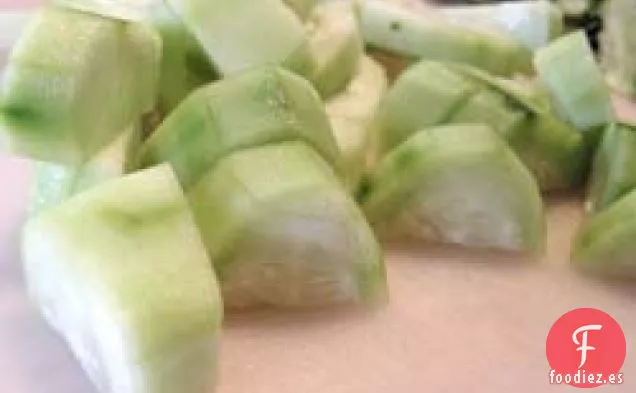 Cena de Esta Noche-Pepinos Salteados